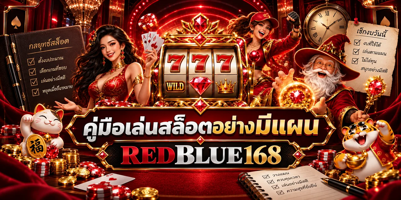 REDBLUE168 คู่มือเล่นสล็อตอย่างมีแผนและตั้งงบ