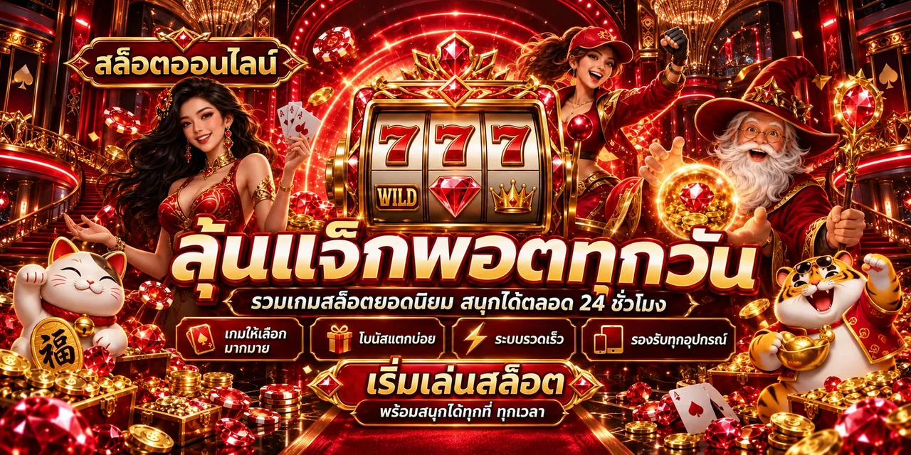 สล็อตออนไลน์ REDBLUE168 พร้อมมาสคอตเกมโทนแดง